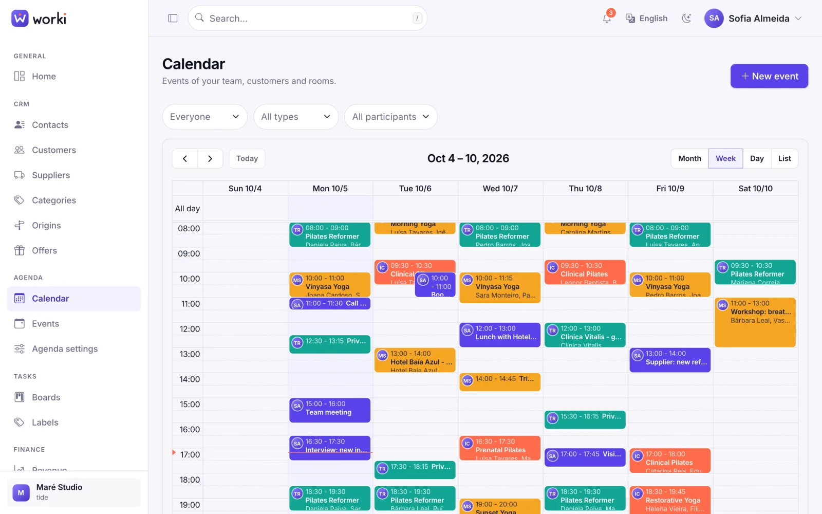 Agenda en Worki