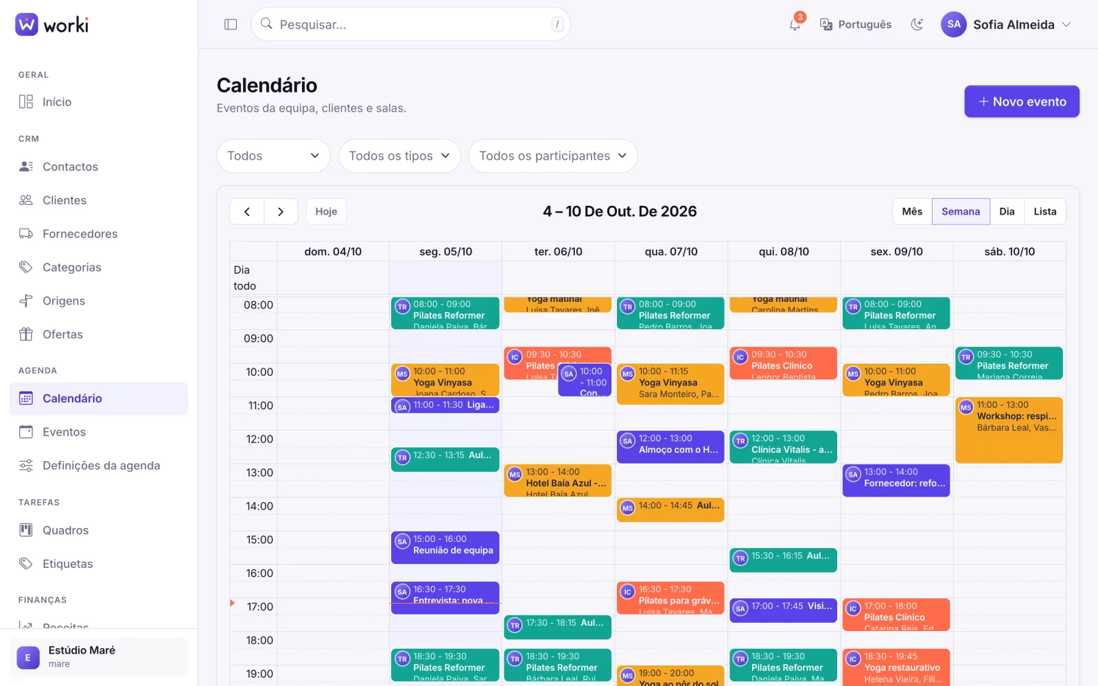 Agenda no Worki